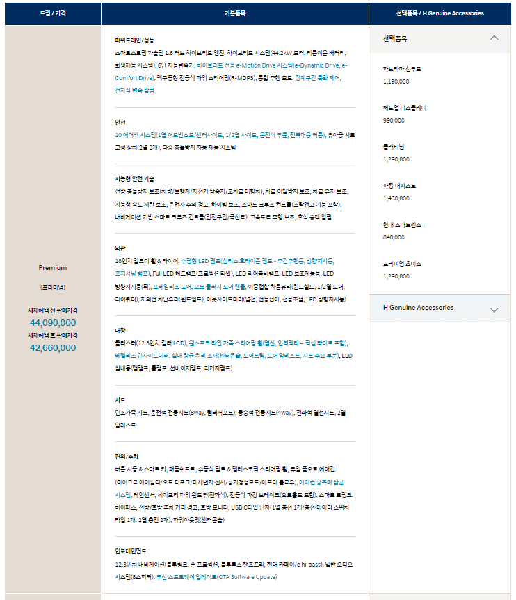 그랜저 하이브리드