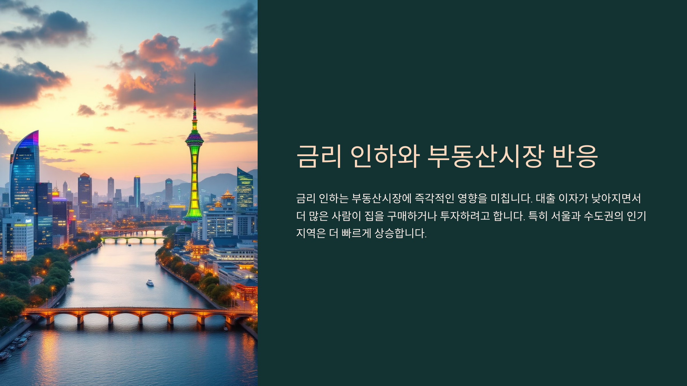 금리 인하 소식에 부동산시장 반응은?