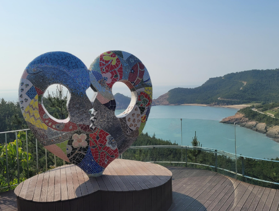 비금도 하트해변