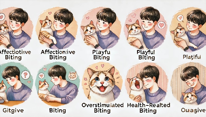 고양이 행동 전문가들이 알려주는 물기 행동의 의미
