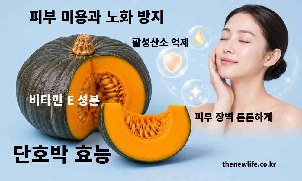 단호박 효능 피부 미용 노화 방지