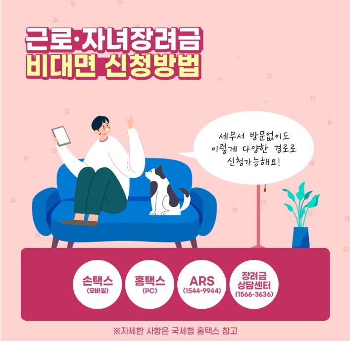 근로장려금 비대면 신청방법 4가지 썸네일