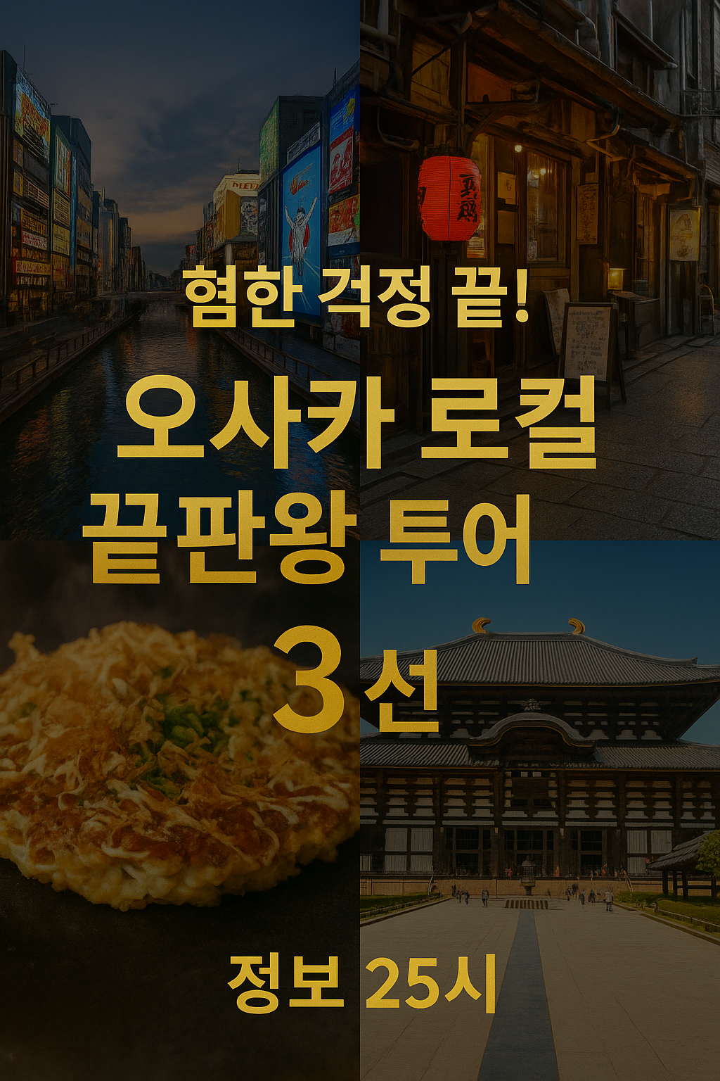 혐한 걱정 끝! 오사카 현지인이 찐으로 추천하는 로컬 끝판왕 투어 3선 이미지