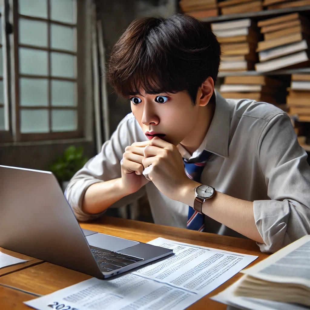 2025학년도 수능 점수, 등급컷