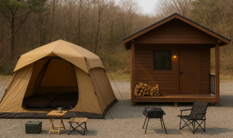 캠핑 관련 사진