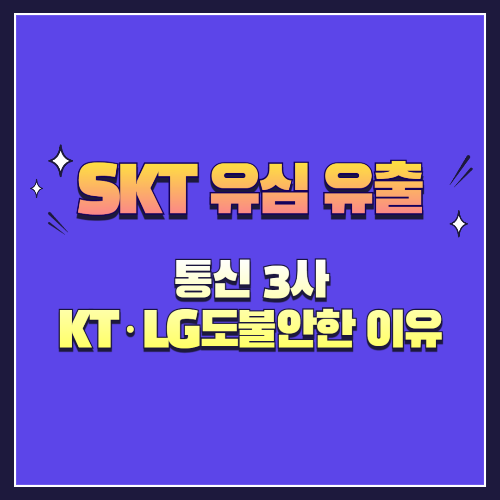 SKT 유심 유출 통신 3사, 나도 위험하다! KT&middot;LG도 불안한 이유