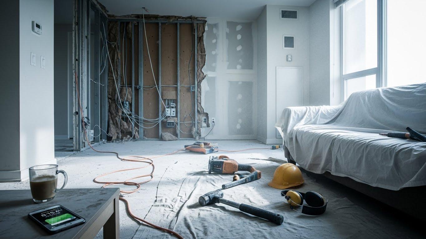 인테리어 공사 주말 소음