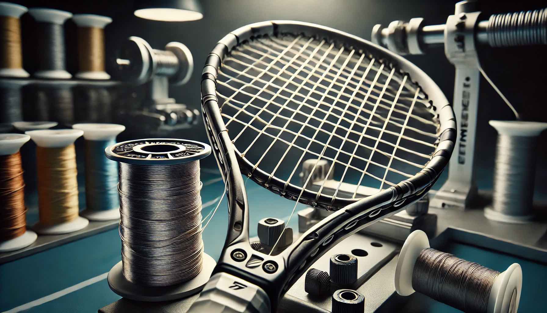 테니스 스트링 작업