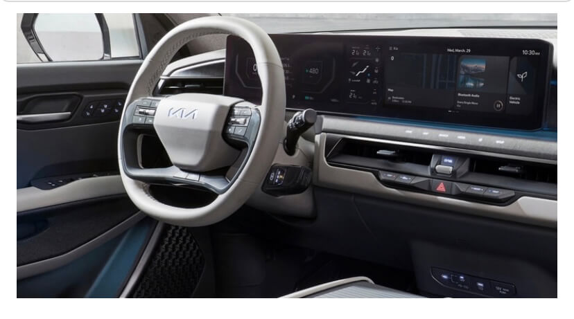 EV9 픽업트럭 실내
