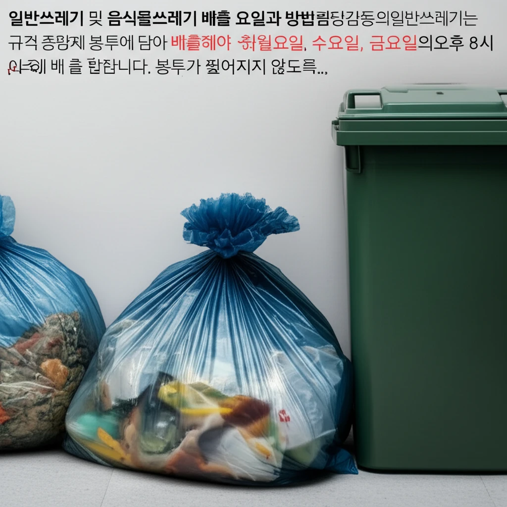 쓰레기통 앞에서 고민 끝! 당감동 분..