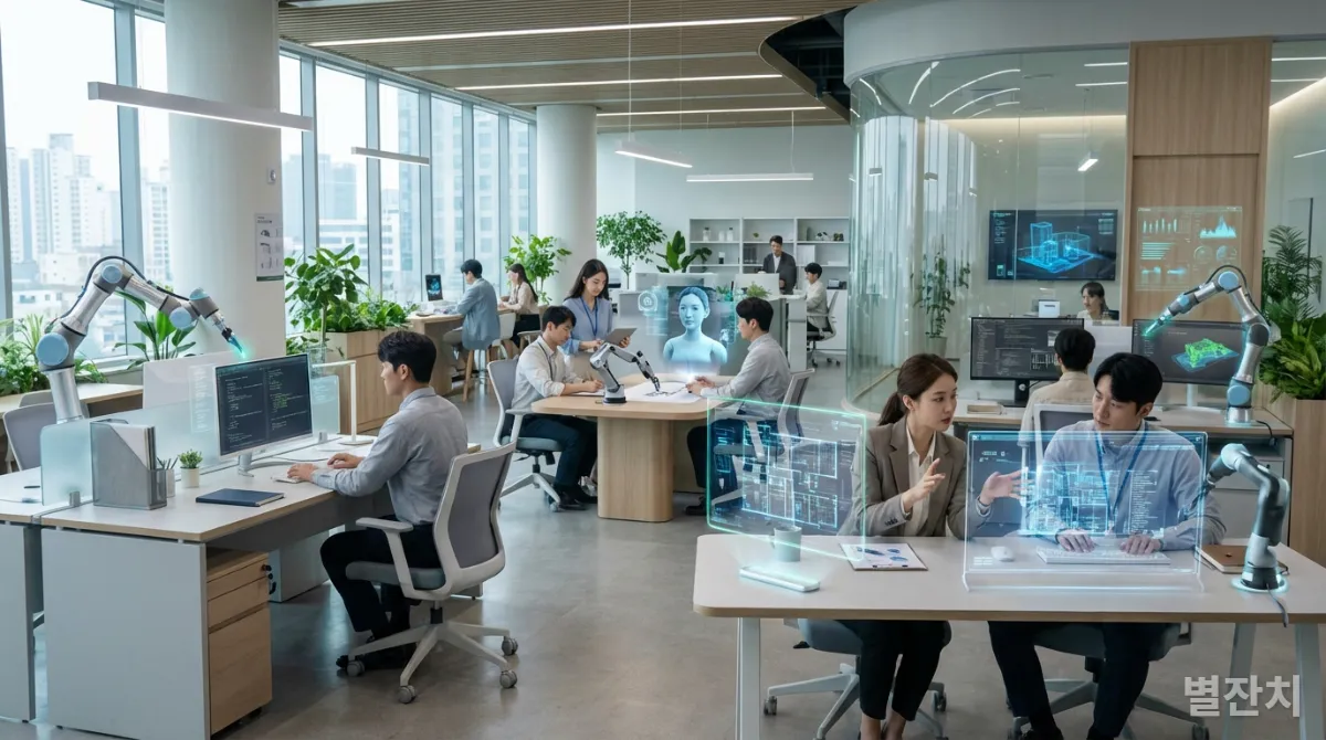 AI 에이전트와 협업하는 한국 오피스 환경