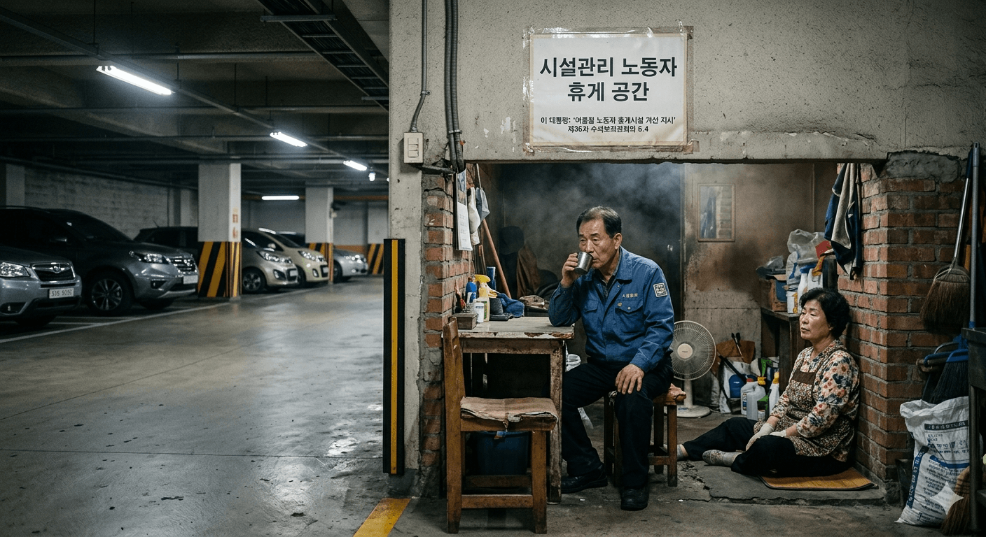 시설관리 노동자 휴게시설
