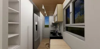 체류형 쉼터 3D 조감도와 정품 FF판넬 시공 과정_3