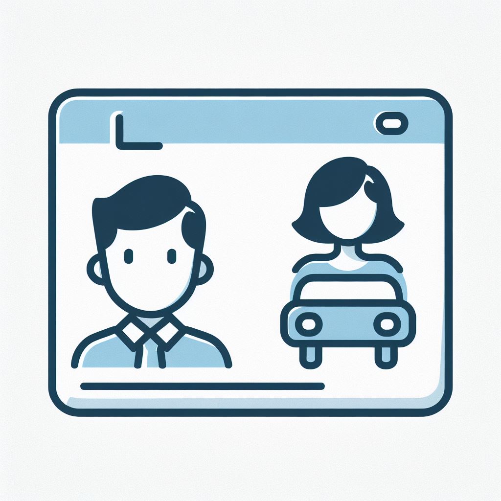 하늘색의 운전면허증