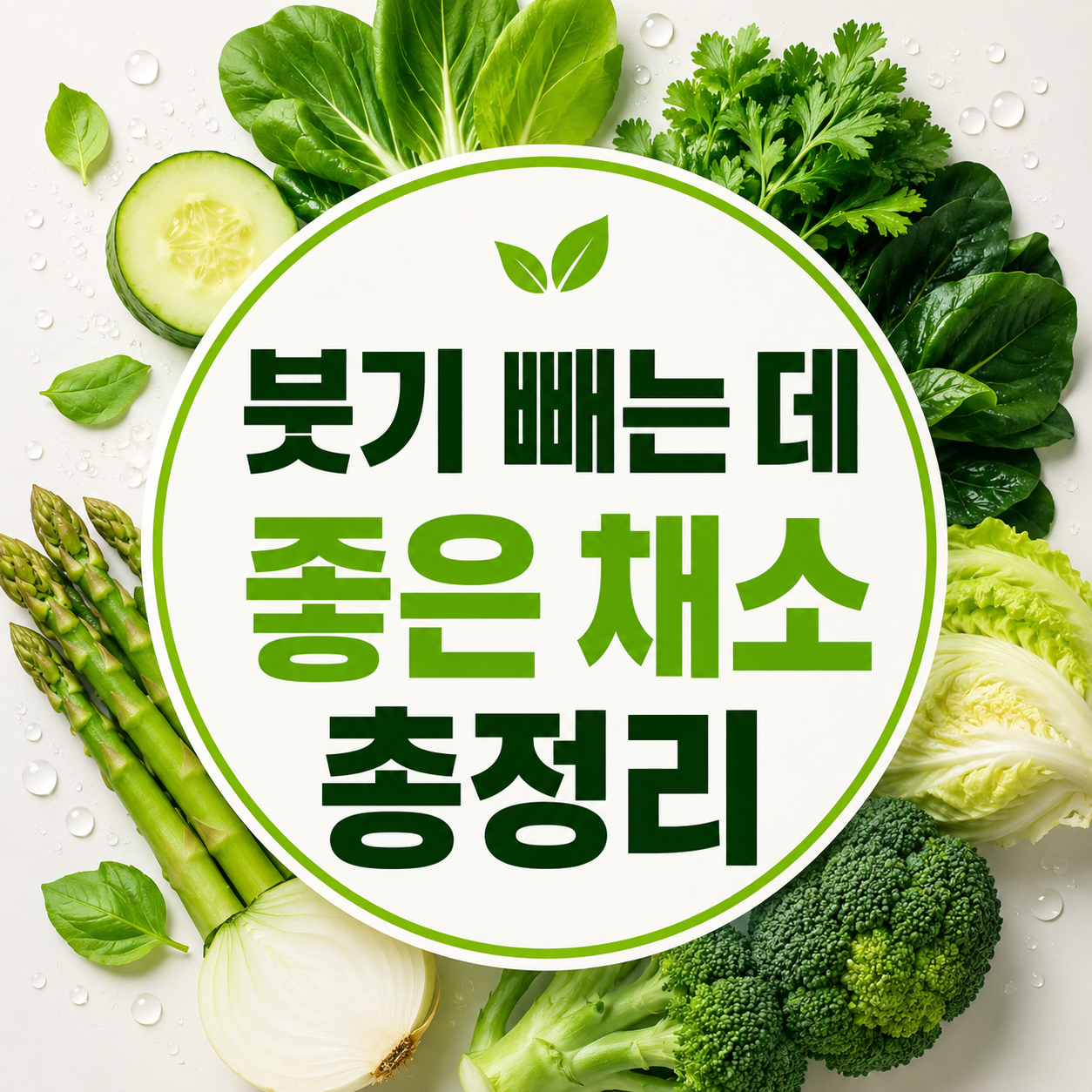 붓기 빼는 데 좋은 채소