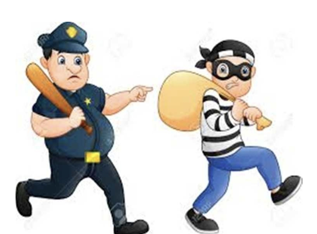 도둑이 경찰에게 쫓긴다