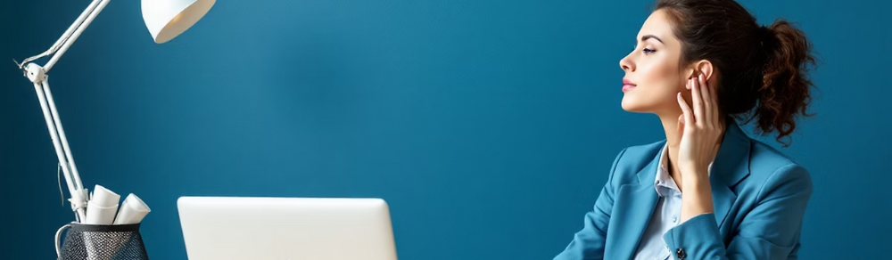 여자-스텐드-노트북