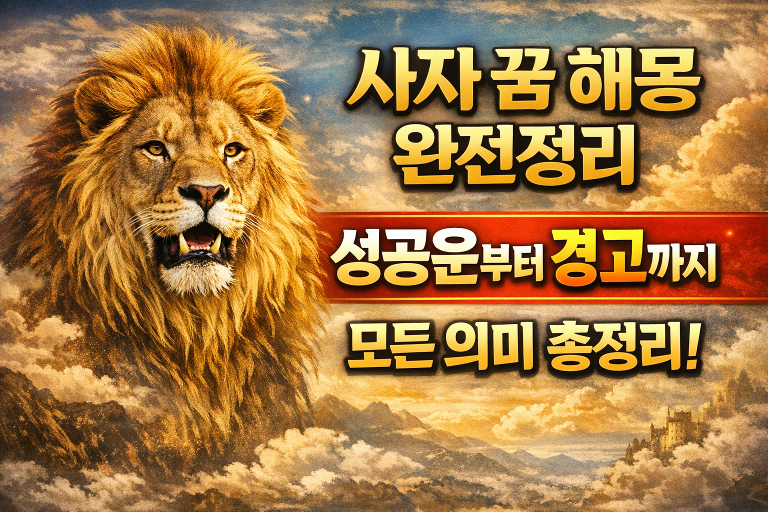 사자 꿈