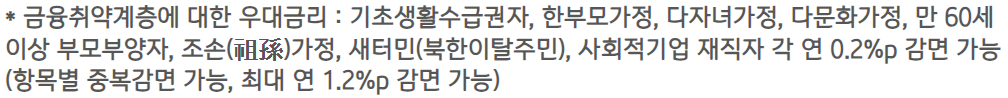 기업은행 중금리 신용대출
