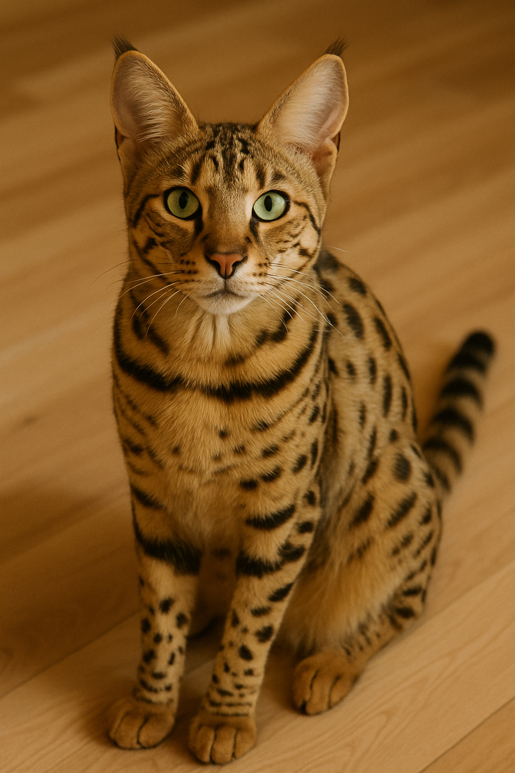 매력있는 사바나캣