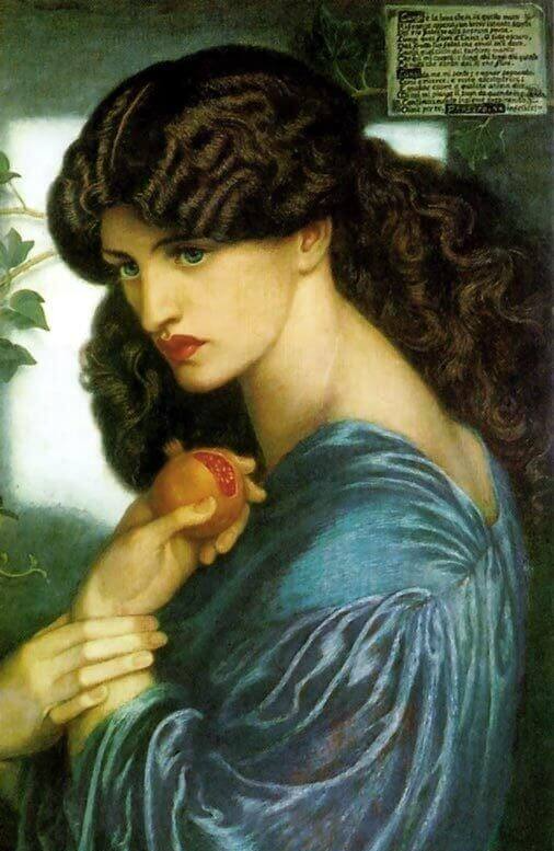 페르세포네---단테-가브리엘-로세티,-1874