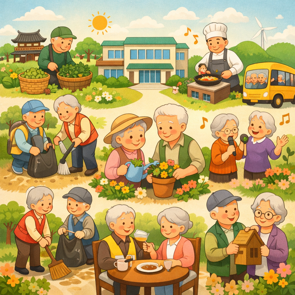 전주효자시니어클럽 : 노인일자리와 사회활동 지원 프로그램 안내 관련 사진