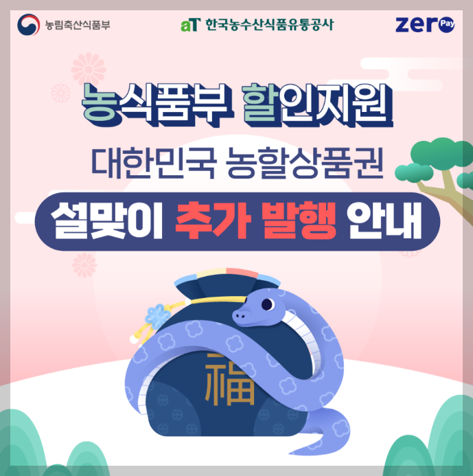 2025 대한민국 농할상품권 추가 발행 총정리