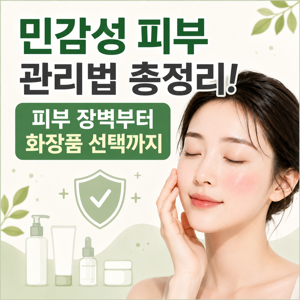 민감성 피부 관리법