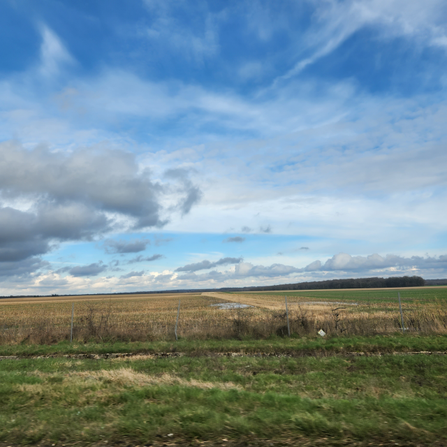 프랑스 고속도로 풍경