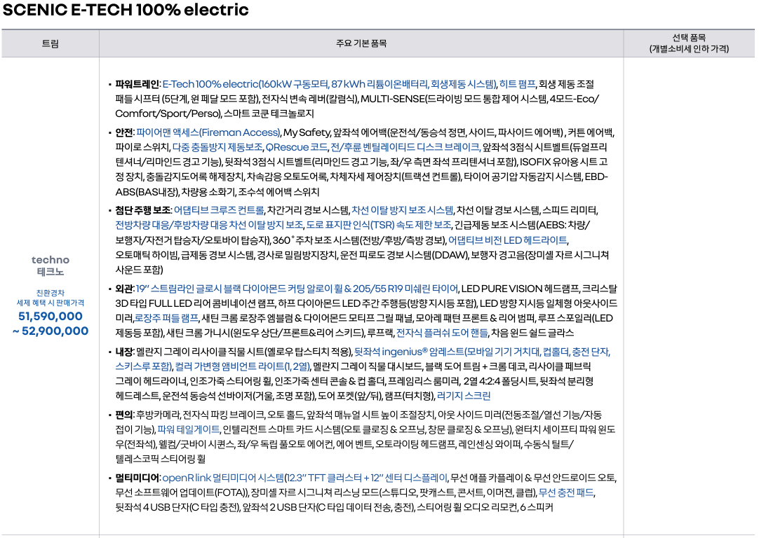 가격표