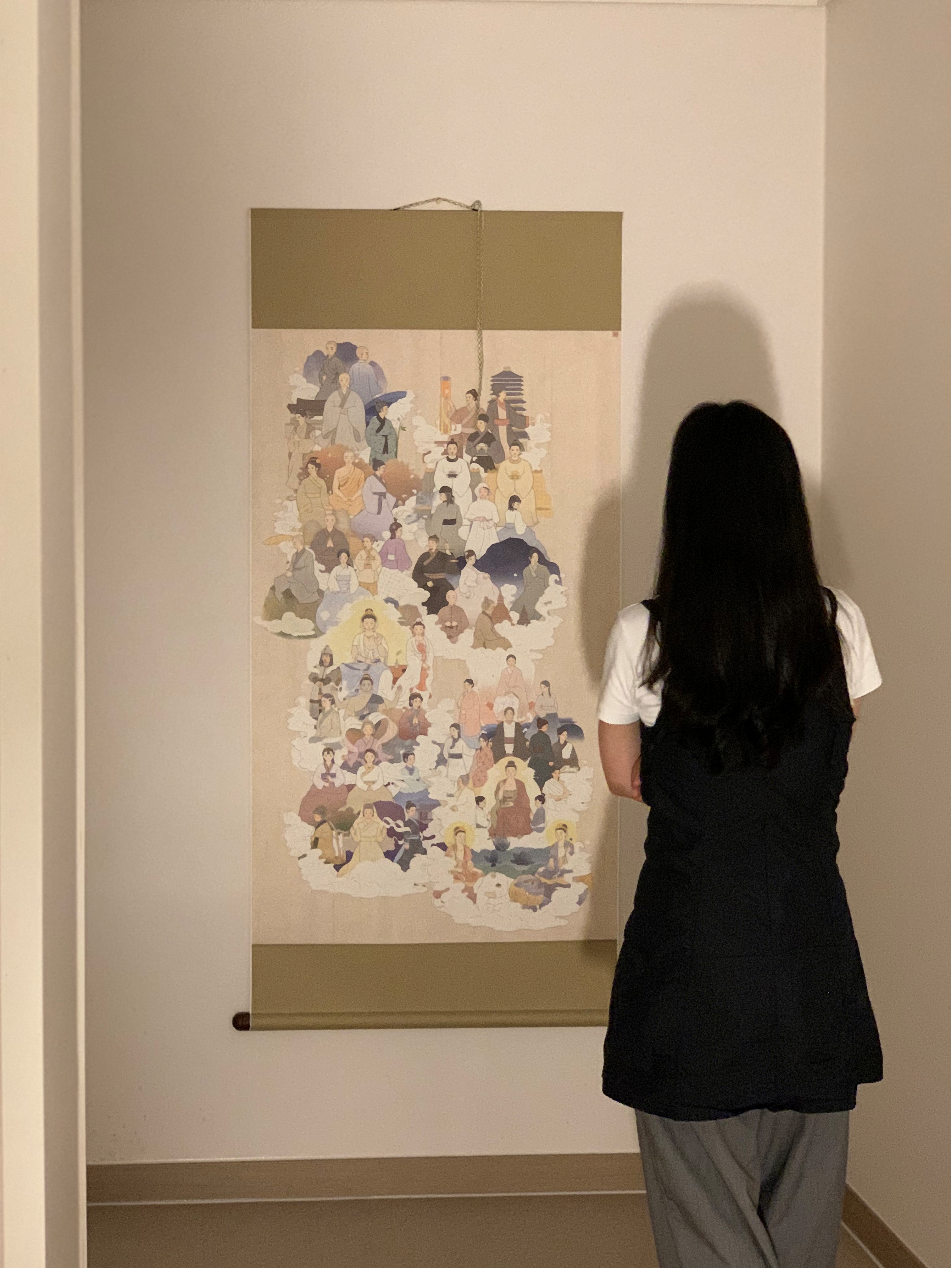 한지인쇄 한지족자 표구족자 한지표구족자 한지족자제작 한지프린트 전시회족자 족자제작 족자메뉴판 작품인쇄 족자봉