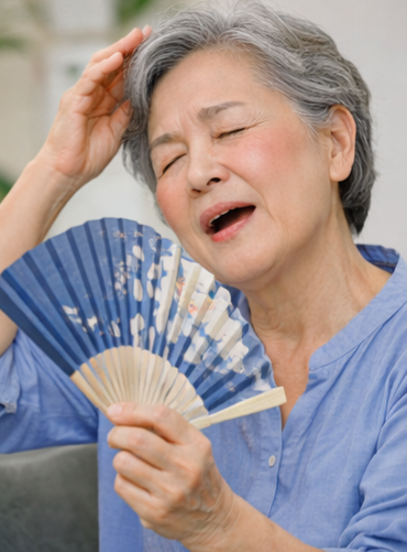 밤에 심해지는 홍조 해결(중년 여성 실천법)