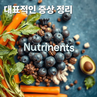 대표적인 증상 정리