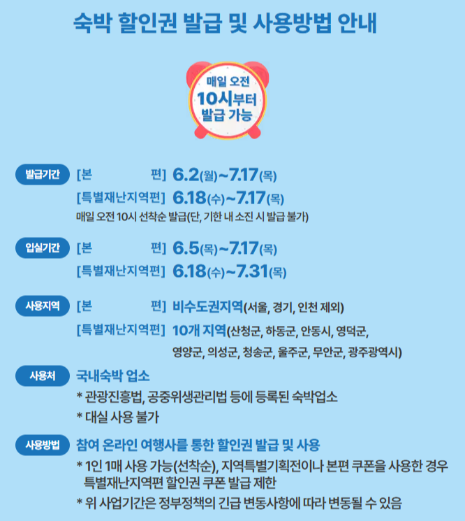 여름맞이 숙박세일페스타 공식 누리집