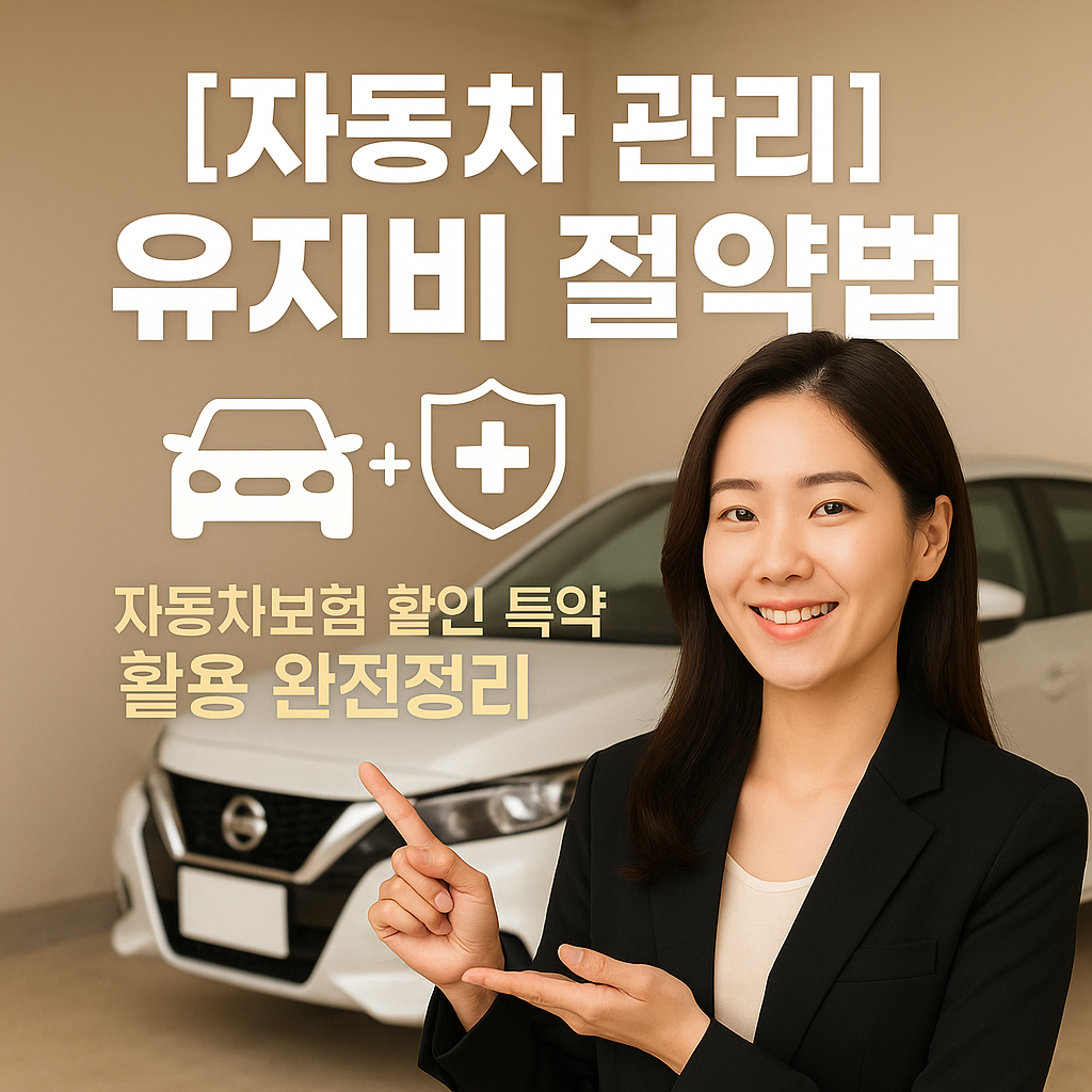 [자동차 관리] 유지비 절약법 ｜ 자동차보험 할인 특약 활용 완전정리