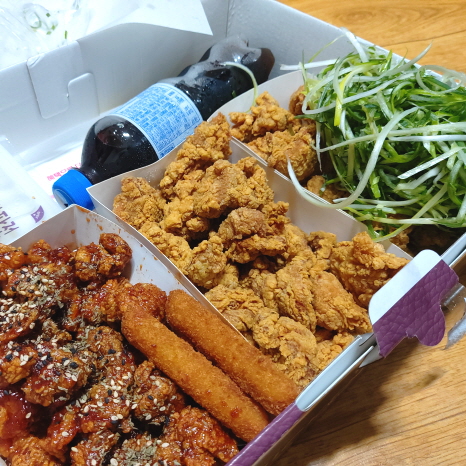 치킨삼파전 깐풍치킨