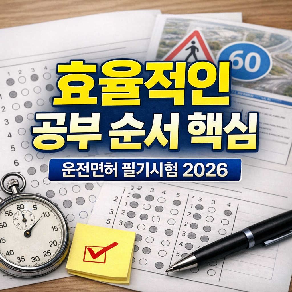 운전면허 필기시험 공부법 2026 ❘ CBT 기준 효율적인 학습 방법과 준비 순서