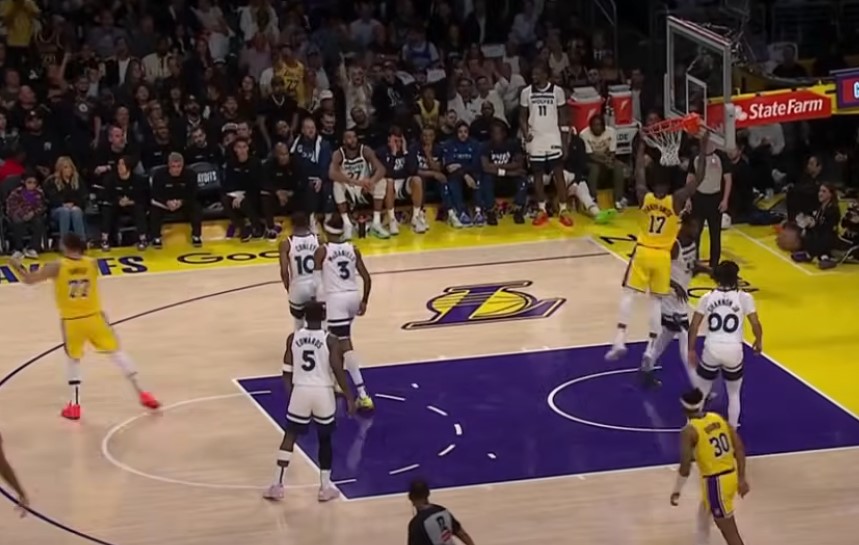 NBA 플레이오프 레이커스 vs 미네소타