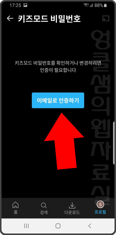 쿠팡플레이 이메일 인증