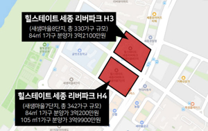 힐스테이트 세종 리버파크 줍줍 4억 시세 차익 무순위 청약 마지막 전국구 로또 3가구 2월 6일 7일