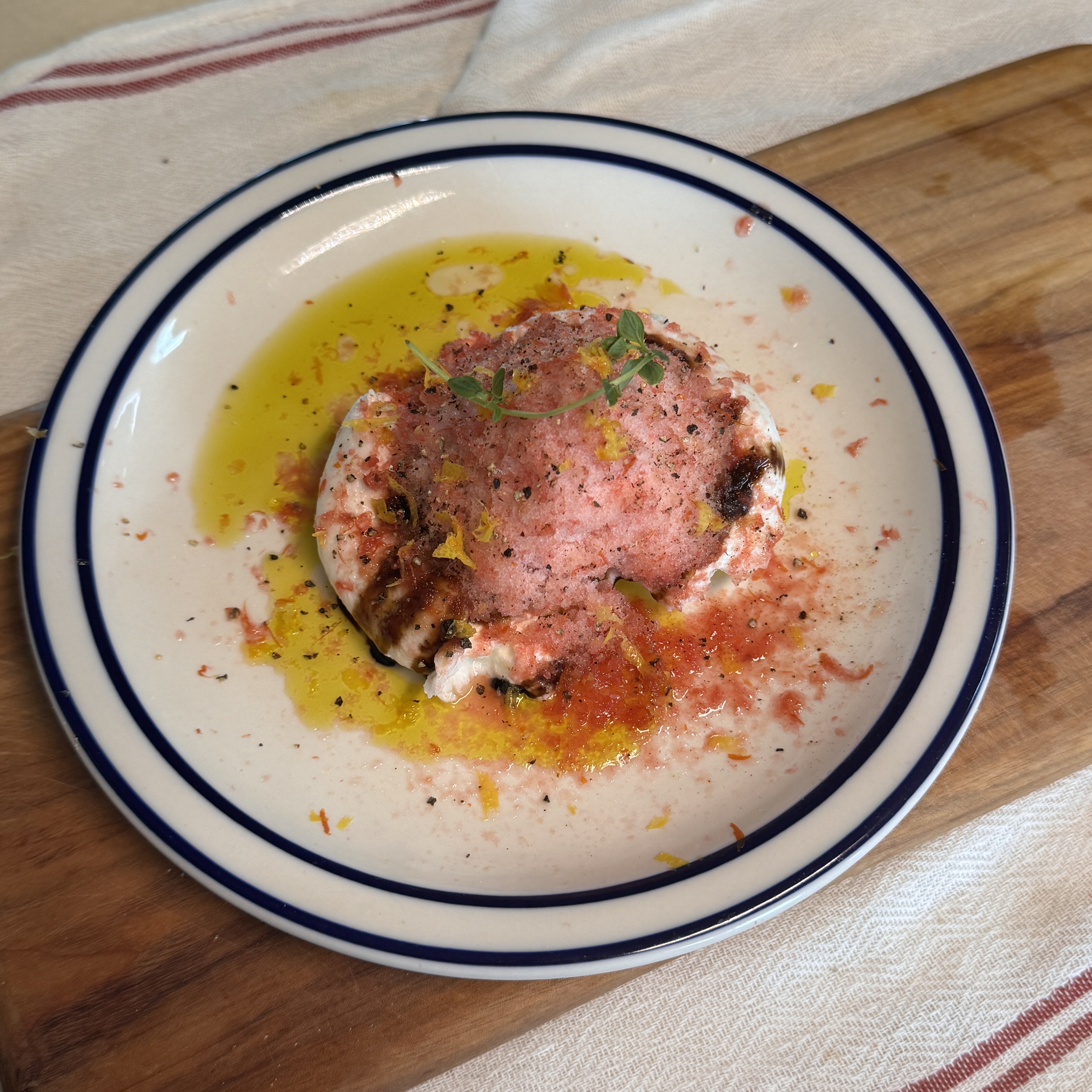 얼린 토마토 샐러드 만들기