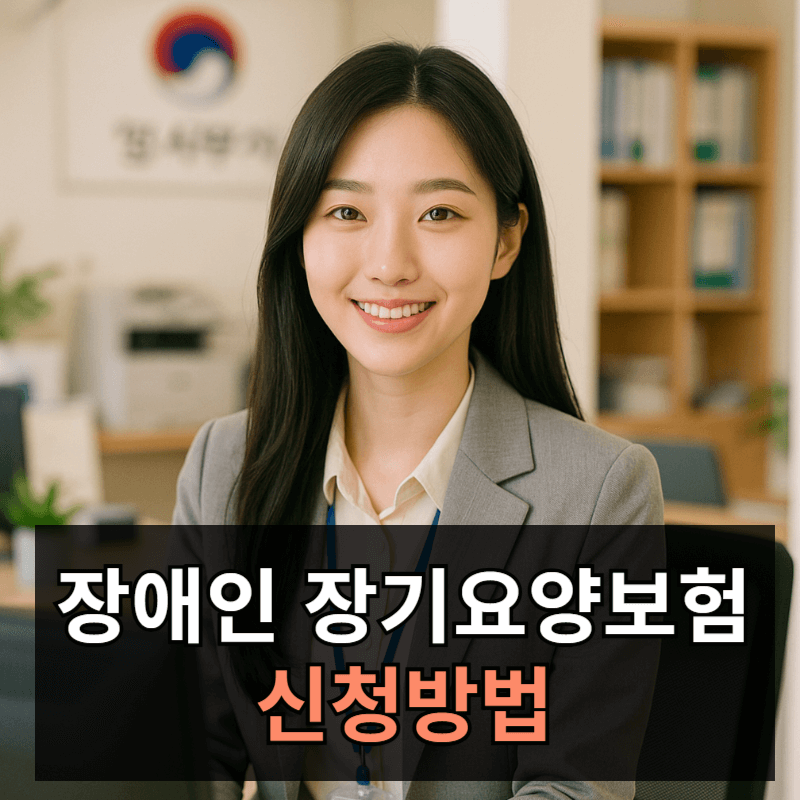장애인 장기요양보험 신청방법과 지원대상ㅣ서비스 및 혜택 총정리