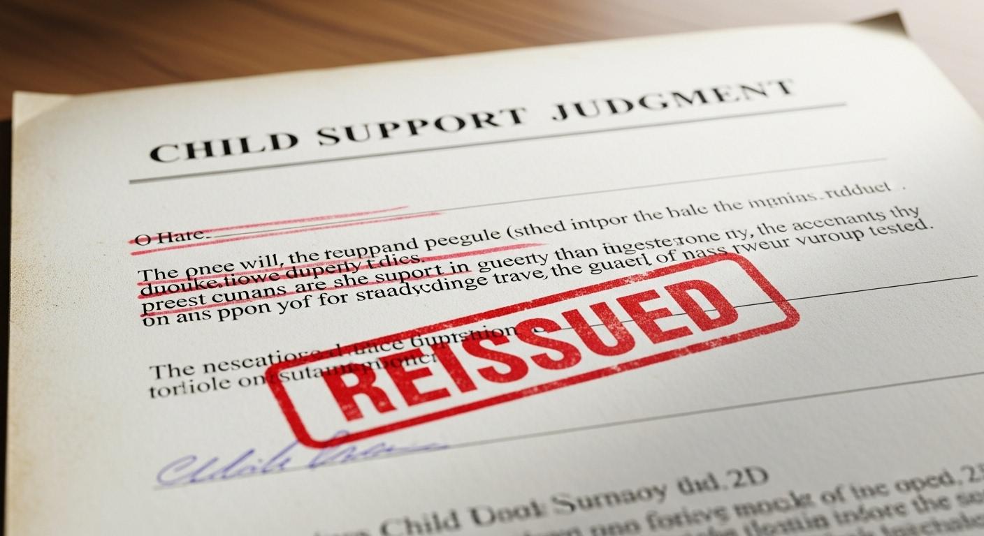양육비 판결문 재발급