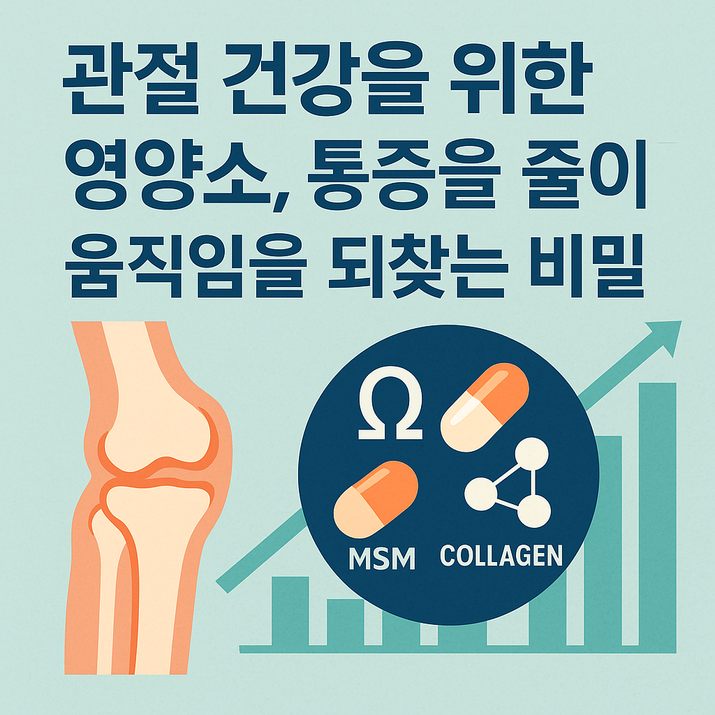 관절 건강을 위한 영양소