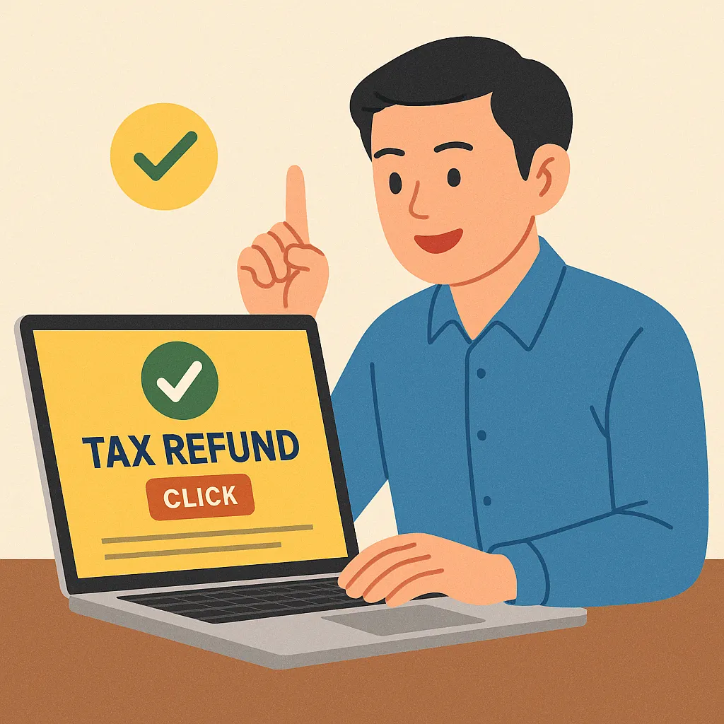 종합소득세 원클릭 환급 서비스 정보 이미지