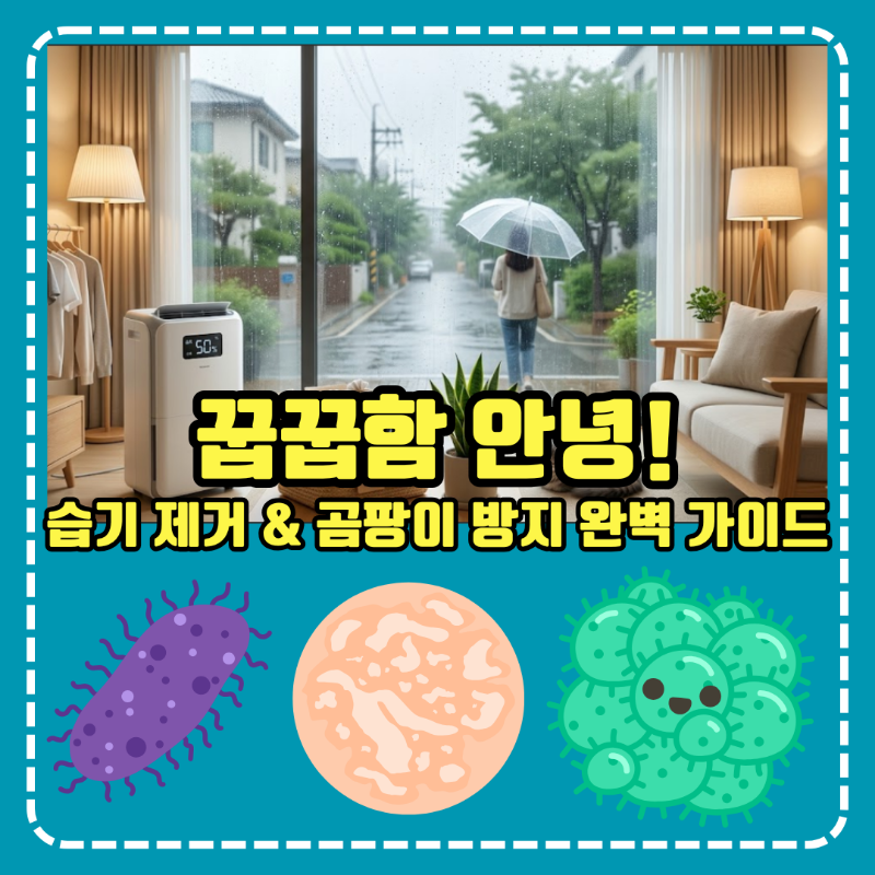 습기 제거 & 곰팡이 방지 완벽 가이드