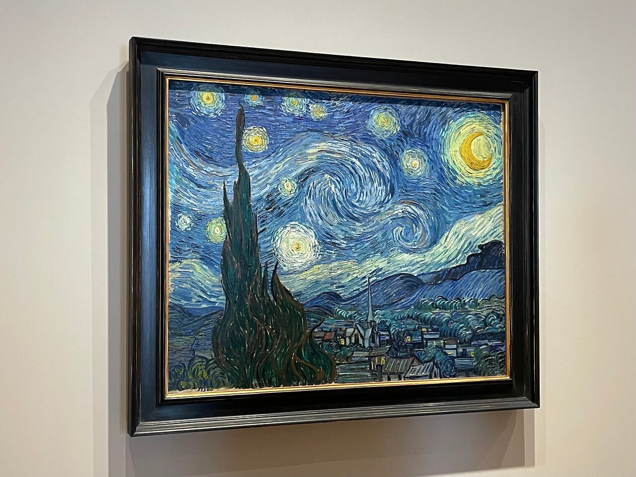 빈센트 반고흐의 '별이 빛나는 밤' (소장처 : 뉴욕 현대 미술관)