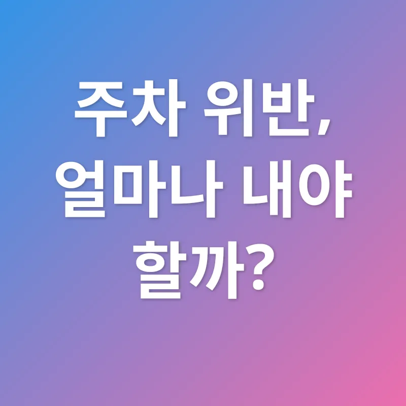 주정차 위반 과태료_1