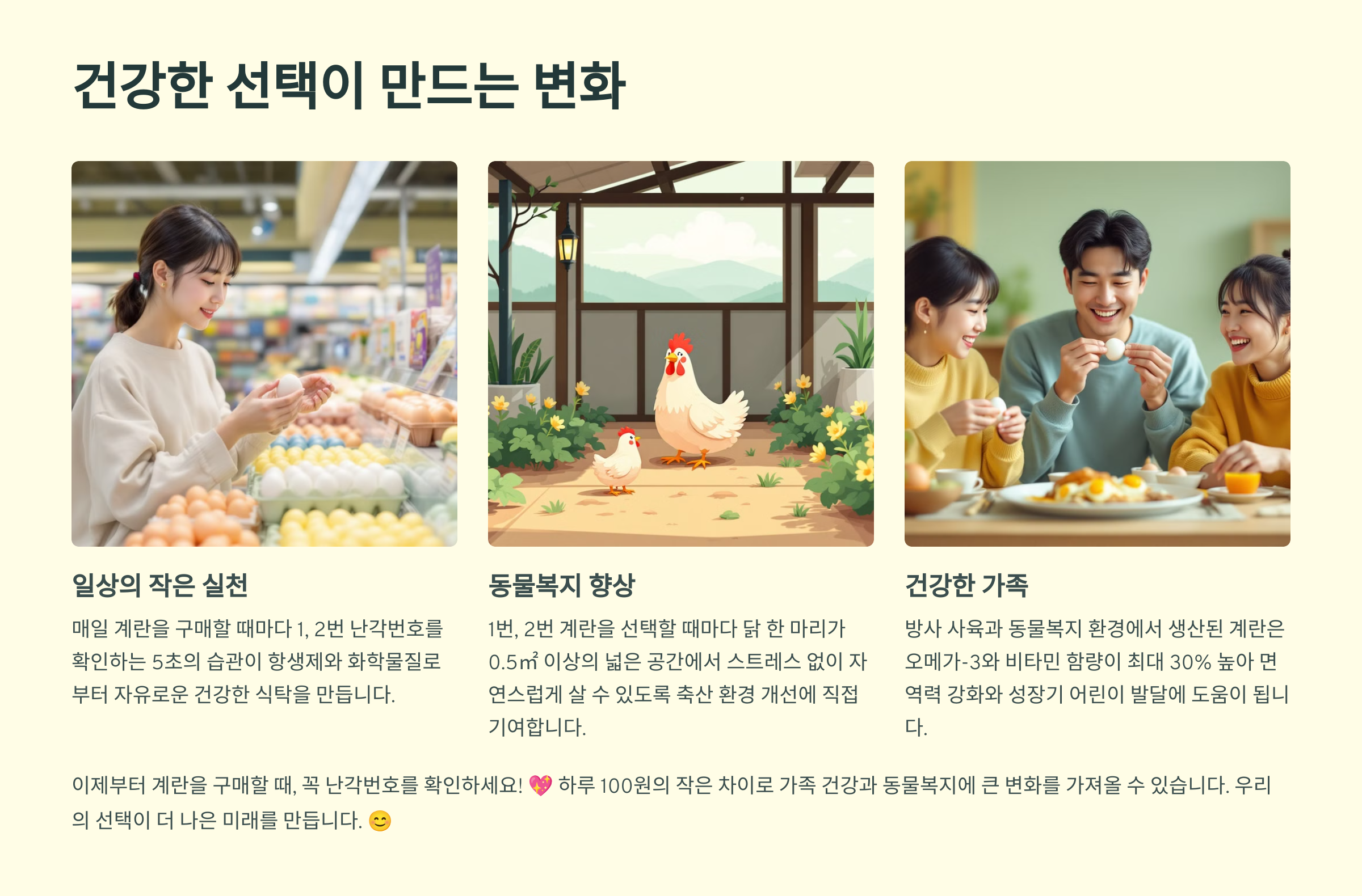 건강한 선택이 만드는 변화