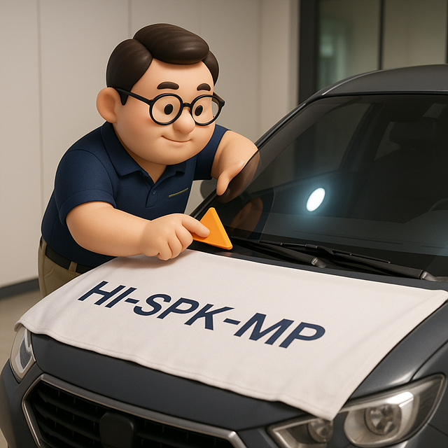 차량 썬팅 A/S 기포 문제점